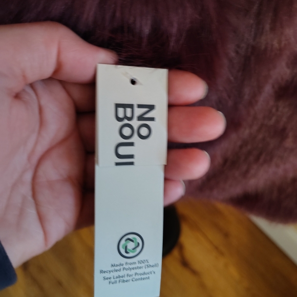 Plum Faux Fur Jacket - Picture 9 of 9